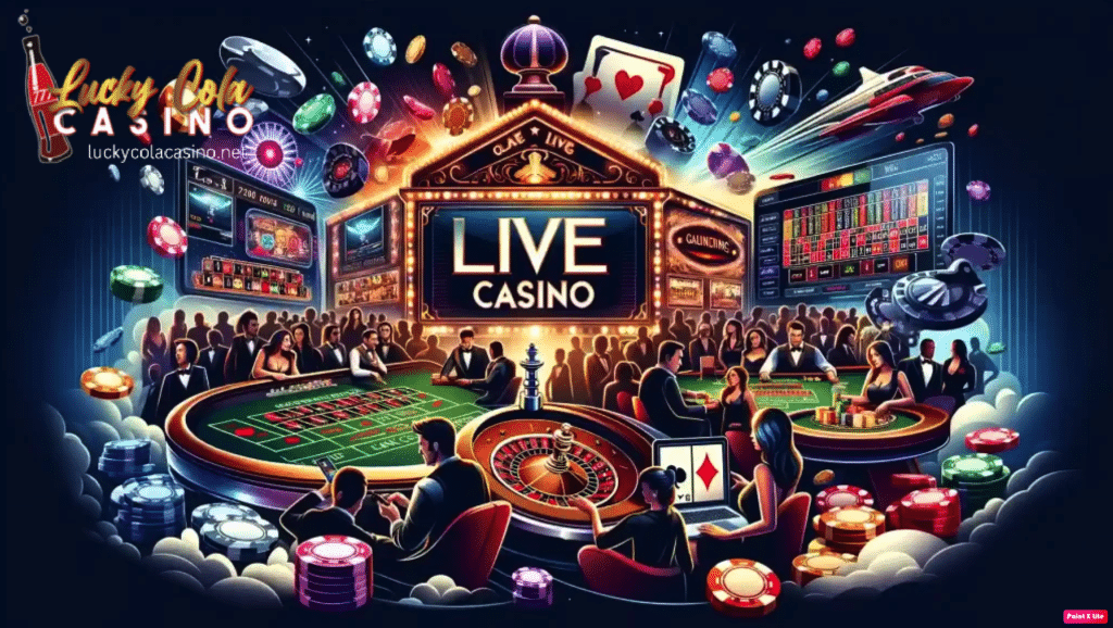 Ipinapaunawa sa imahe na ito ang pagpapakita ng mga live casino games na iyong malalaro sa mga mobile o casino na pang teknikal.